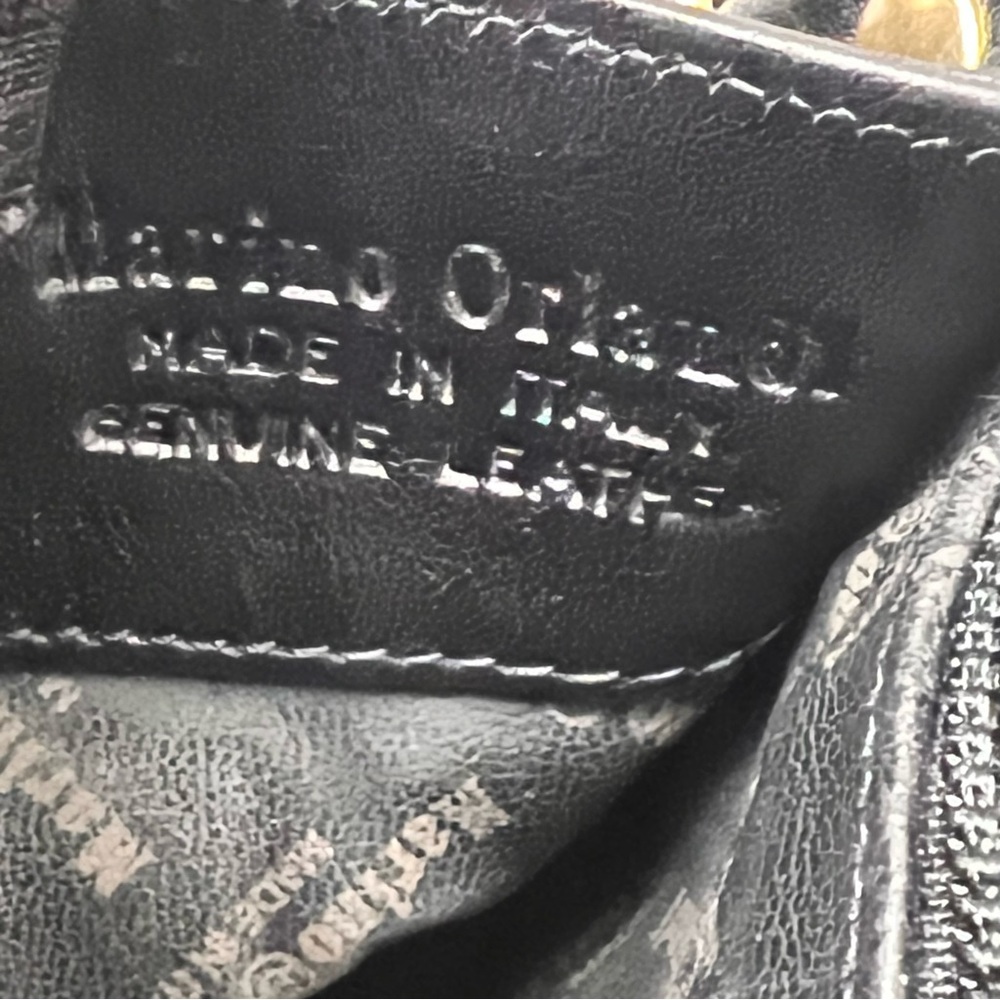 Marino Orlandi vintage leather handbag Black - Picture 9 of 9